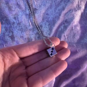 Long dice necklace